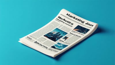 Digital marketing newsletter illustration