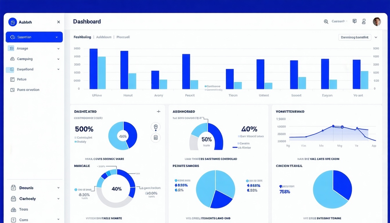 Digital advertising campaign dashboard