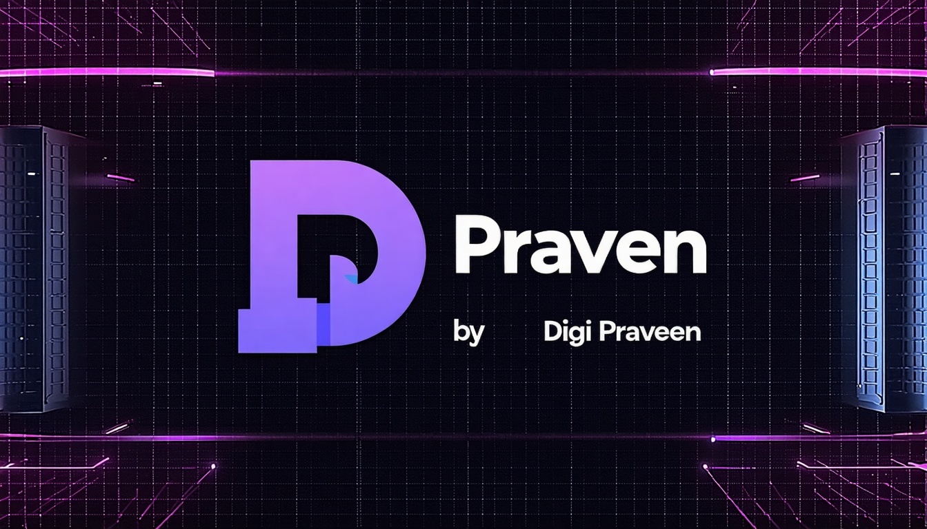 Logo of a technology startup powered by Digi Praveen