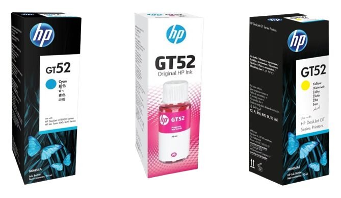 HP GT52 70 ml Color Original Ink Bottle